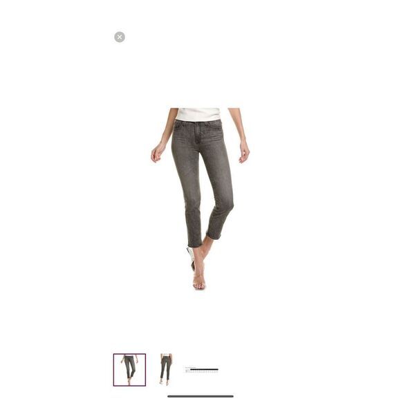 NWT AG JEANS ISABELLE HIGH-RISE STRAIGHT CROP JEAN Size 27 R